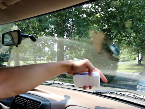The Secret Method To Cleaning Inside Of Windshield So There Are No